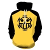 Hobby Zone One Piece Trafalgar Law Yellow Hoodie Hoodies