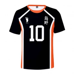 Hobby Zone Casual Clothes Haikyuu - Cosplay T-shirt Karasuno High School Volleyball Jersey Top