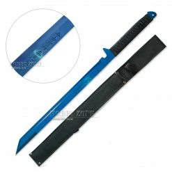 N/a Full Tang Ninja Warrior Sword With Sheath-Blue