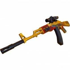 Hobby Zone Gel Ball Blasters LJ AKM Royal Gold Checkered Gel Ball Blaster