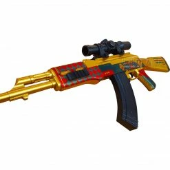Hobby Zone Gel Ball Blasters LJ AKM Royal Gold Checkered Gel Ball Blaster