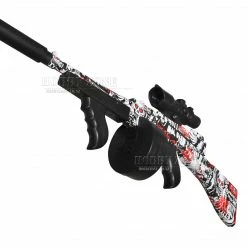 Hobby Zone Gel Ball Blasters QML Thompson Submachine Black N White Skull Gel Ball Blaster 7 Hobby Zone Gel Ball Blasters QML Thompson Submachine Black N White Skull Gel Ball Blaster