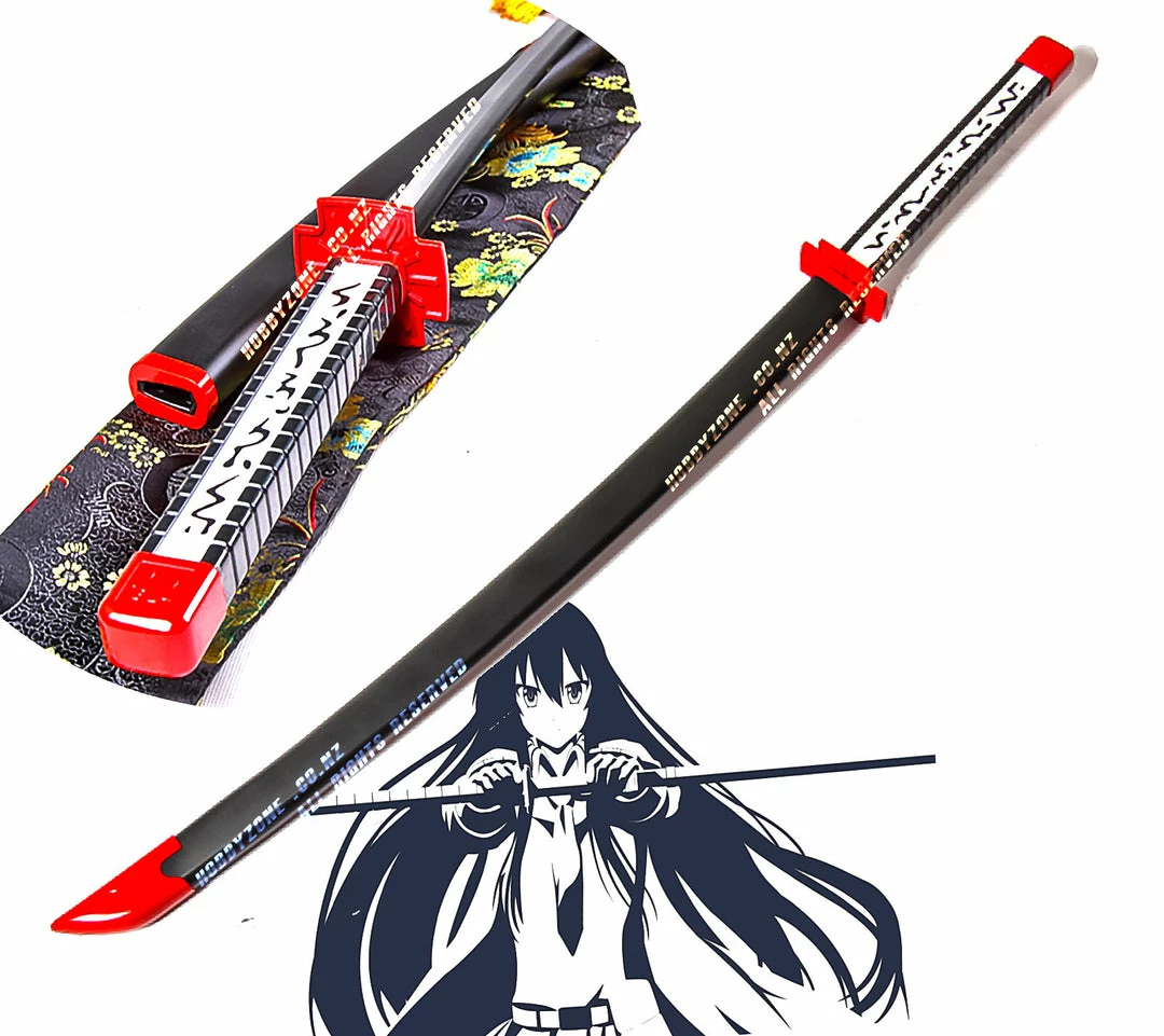 N/a Akame Ga Kill Teigu Murasame Cursed Katana Sword-Black 3 N/a Akame Ga Kill Teigu Murasame Cursed Katana Sword-Black