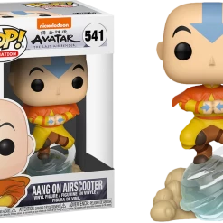 Funko Pop Vinyls NZ Avatar: The Last Airbender - Aang On Airscooter Pop! Vinyl Figure