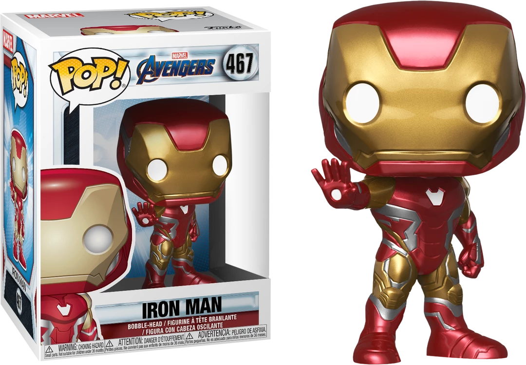 Funko Avengers 4: Endgame - Iron Man Pop! Vinyl Figure Marvel Merchandise 3 Funko Avengers 4: Endgame - Iron Man Pop! Vinyl Figure Marvel Merchandise