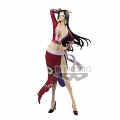 Banpresto One Piece Glitter & Glamours - Maroon Dress BOA Hancock Figurine Banpresto NZ