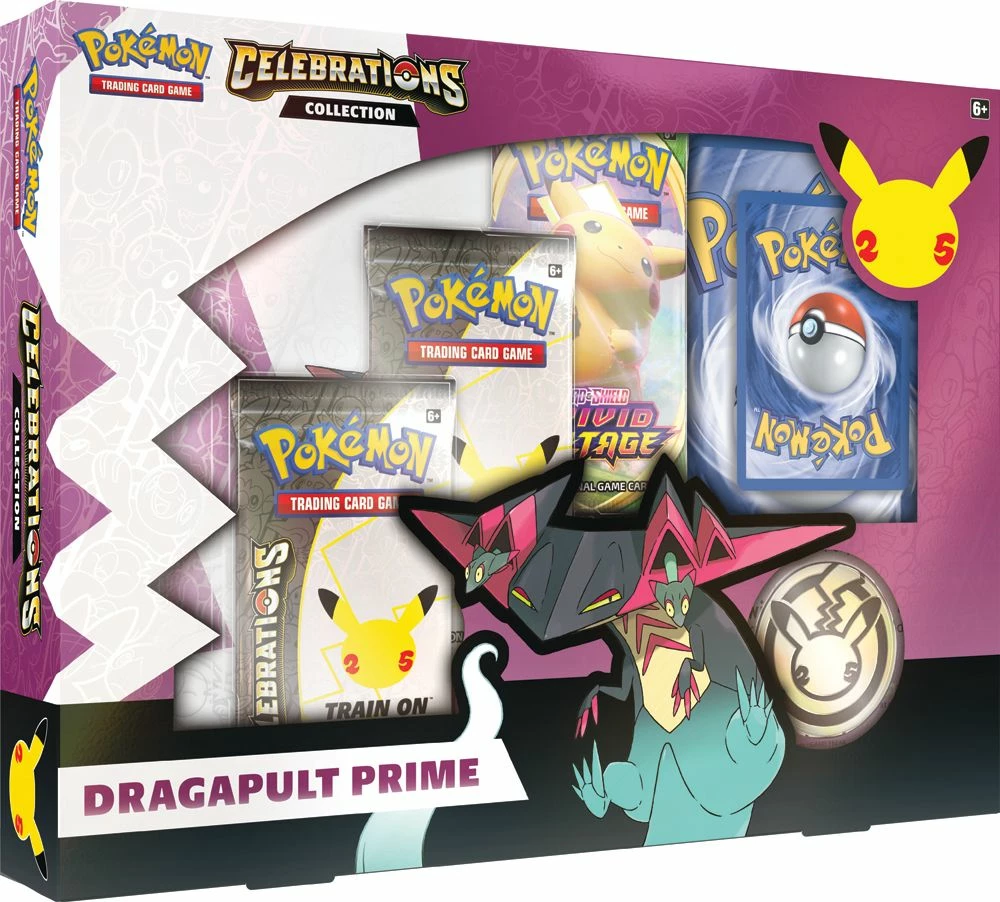 Hobby Zone Pokémon TCG Collector Cards: Celebrations Collection - Dragapult Prime 3 Hobby Zone Pokémon TCG Collector Cards: Celebrations Collection - Dragapult Prime