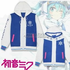 Hobby Zone Miku Snow White Cosplay Hoodie Casual Clothes