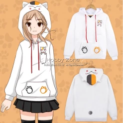 Hobby Zone Hoodies Natsume Madara Cat Cosplay Hoodie