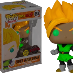 Funko Dragon Ball Z - Super Saiyan Gohan In Green Suit Glow In The Dark Pop! Vinyl Figure