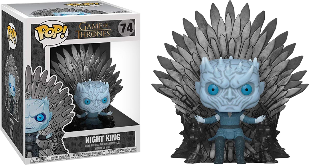 Funko Game Of Thrones Merchandise Game Of Thrones - Night King On Iron Throne Deluxe 6" Pop! Vinyl Figure 3 Funko Game Of Thrones Merchandise Game Of Thrones - Night King On Iron Throne Deluxe 6" Pop! Vinyl Figure
