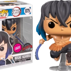Funko Demon Slayer - Inosuke Hashibira Pop! Vinyl Figure - Flocked Chase Edition Chase Pop