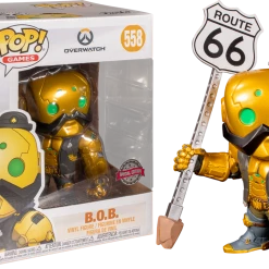Funko Overwatch - B.O.B. Gold Metallic 6" Super Sized Pop! Vinyl Figure