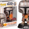 Funko Star Wars: The Mandalorian - The Mandalorian With Flame Pop! Vinyl Figure Pop Vinyls NZ