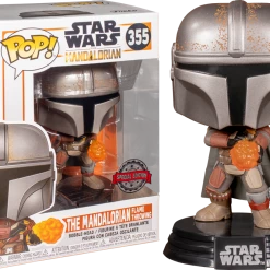 Funko Star Wars: The Mandalorian - The Mandalorian With Flame Pop! Vinyl Figure Pop Vinyls NZ