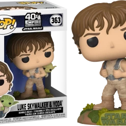 Funko Star Wars Episode V: The Empire Strikes Back - Luke Skywalker Training With Yoda Pop! Vinyl Figure