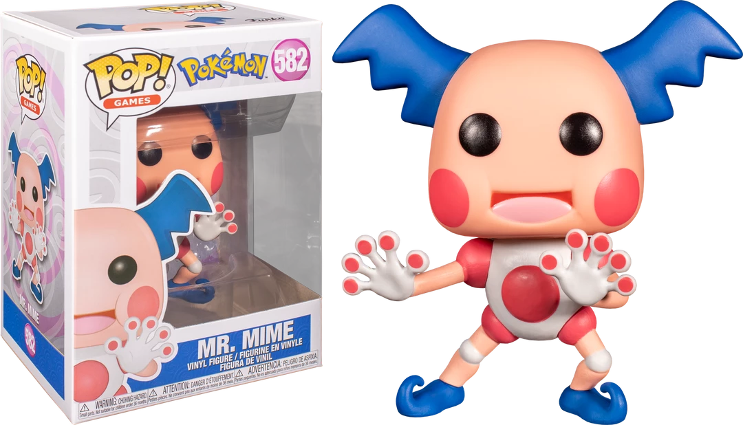 Funko Pokemon - Mr. Mime Pop! Vinyl Figure 3 Funko Pokemon - Mr. Mime Pop! Vinyl Figure