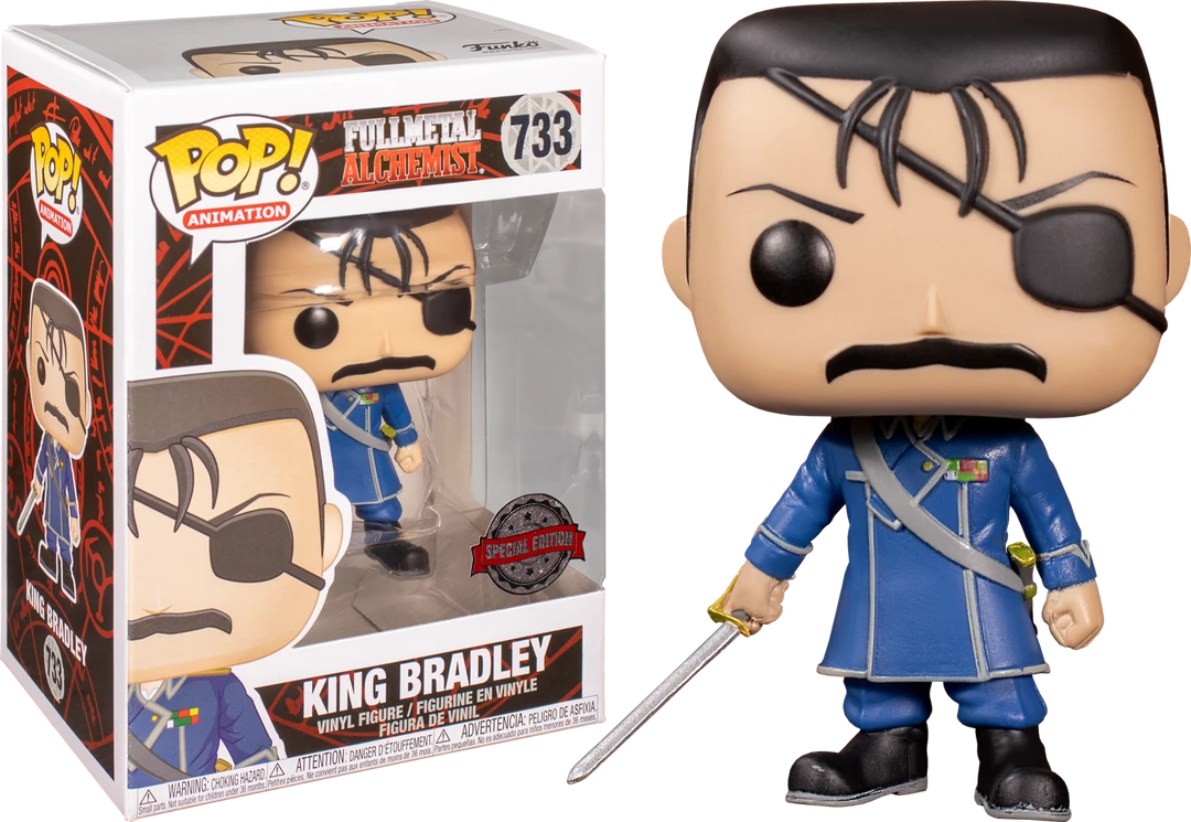 Funko Fullmetal Alchemist - King Bradley Pop! Vinyl Figure 3 Funko Fullmetal Alchemist - King Bradley Pop! Vinyl Figure