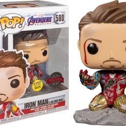 Funko Latest Arrival Avengers 4: Endgame - I Am Iron Man Glow In The Dark Deluxe Pop! Vinyl Figure