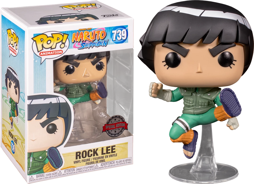 Funko Naruto: Shippuden - Rock Lee Pop! Vinyl Figure 3 Funko Naruto: Shippuden - Rock Lee Pop! Vinyl Figure