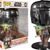 Funko Star Wars: The Mandalorian – The Mandalorian Chrome Armour With The Child 10” Pop! Vinyl Figure Pop Vinyls NZ