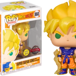 Funko Dragon Ball Merchandise Dragon Ball Z - Super Saiyan Goku First Apperance Glow In The Dark Pop! Vinyl Figure