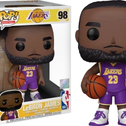 Hobby Zone NBA: Lakers - Lebron James Purple Jersey 10" Pop! Vinyl Figure