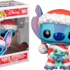 Hobby Zone Latest Arrival Lilo And Stitch - Santa Stitch Pop! Vinyl Figure