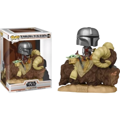 Funko Star Wars: The Mandalorian - The Mandalorian & The Child On Bantha Deluxe Pop! Vinyl Figure Pop Vinyls NZ