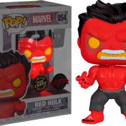 Hobby Zone Marvel - Red Hulk Pop! Vinyl Figure - Glow Chase Edition