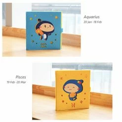 Hobby Zone Hand Crafted 12 Horoscopes Zodiac Signs Soft Cover Notebook Notebooks