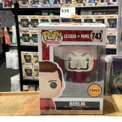 Funko Pop Vinyls NZ 743 La Case De Papel - Berlin (Masked) Chase Edition Pop! Vinyl Figure