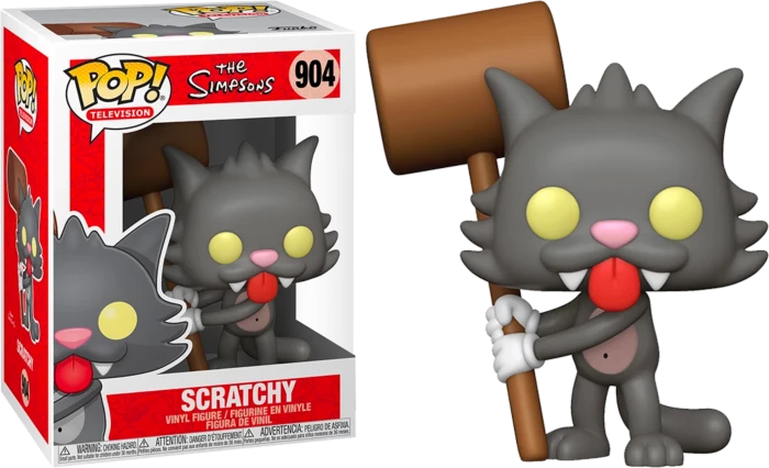 Funko Pop Vinyls NZ The Simpsons - Scratchy Pop! Vinyl Figure 3 Funko Pop Vinyls NZ The Simpsons - Scratchy Pop! Vinyl Figure