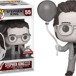 Funko Stephen King - Stephen King With Red Balloon Black And White Pop! Vinyl Figure