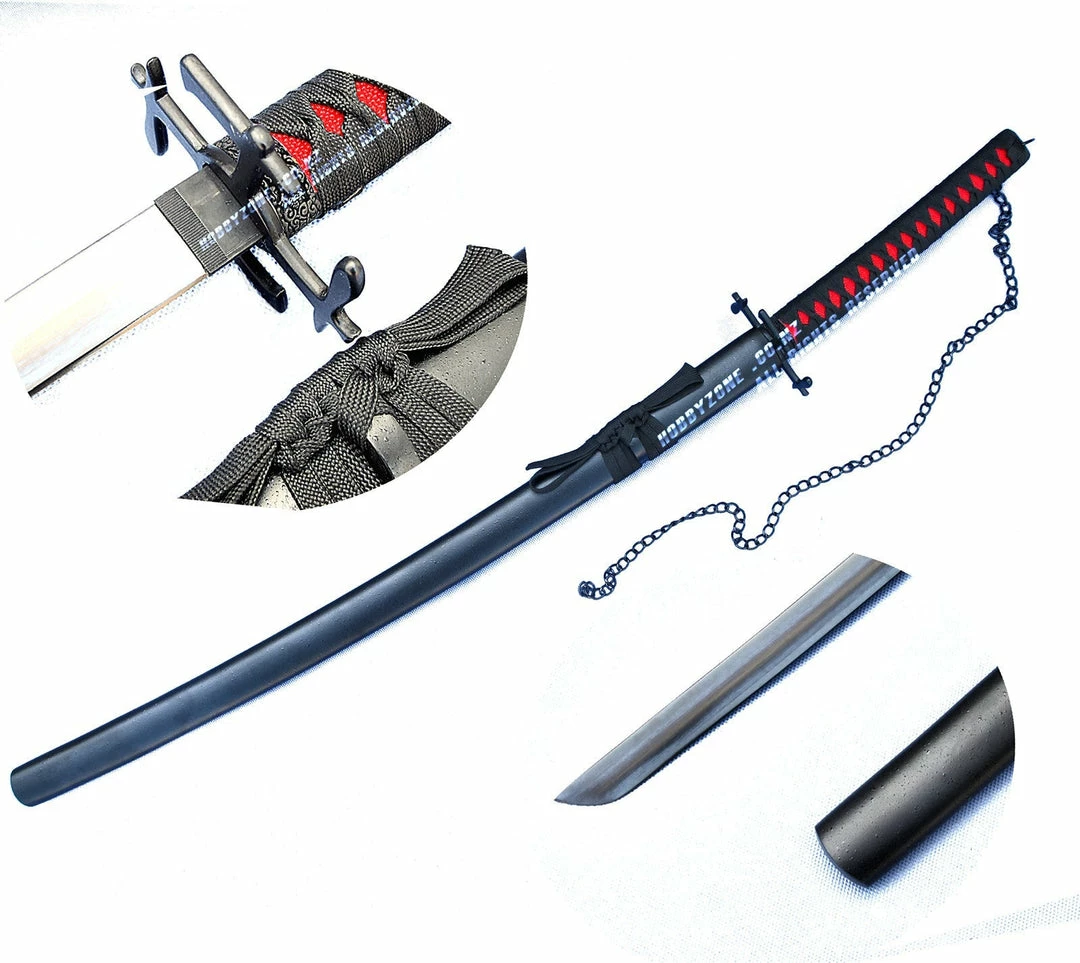 N/a Bleach Ichigo Bankai Tensa Zangetsu Mugetsu Long Sword 3 N/a Bleach Ichigo Bankai Tensa Zangetsu Mugetsu Long Sword