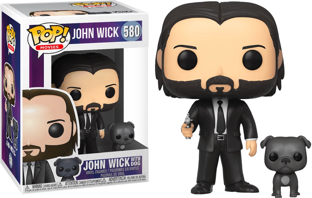 Funko John Wick - John Wick With Dog Pop! Vinyl Figure 3 Funko John Wick - John Wick With Dog Pop! Vinyl Figure