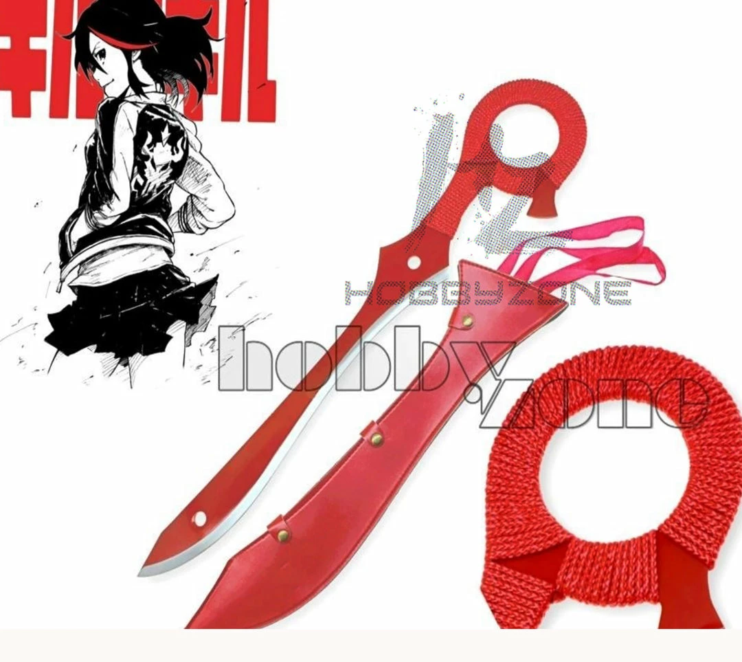 N/a Armoury Kill La Kill Anime Ryuko Matoi Half Rending Scissor Blade-Red/Round 3 N/a Armoury Kill La Kill Anime Ryuko Matoi Half Rending Scissor Blade-Red/Round