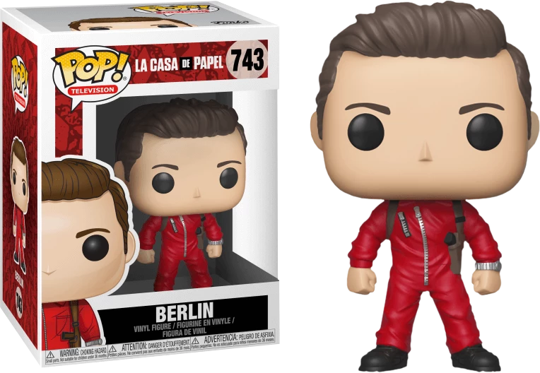 Funko Money Heist - Berlin Pop! Vinyl Figure 3 Funko Money Heist - Berlin Pop! Vinyl Figure
