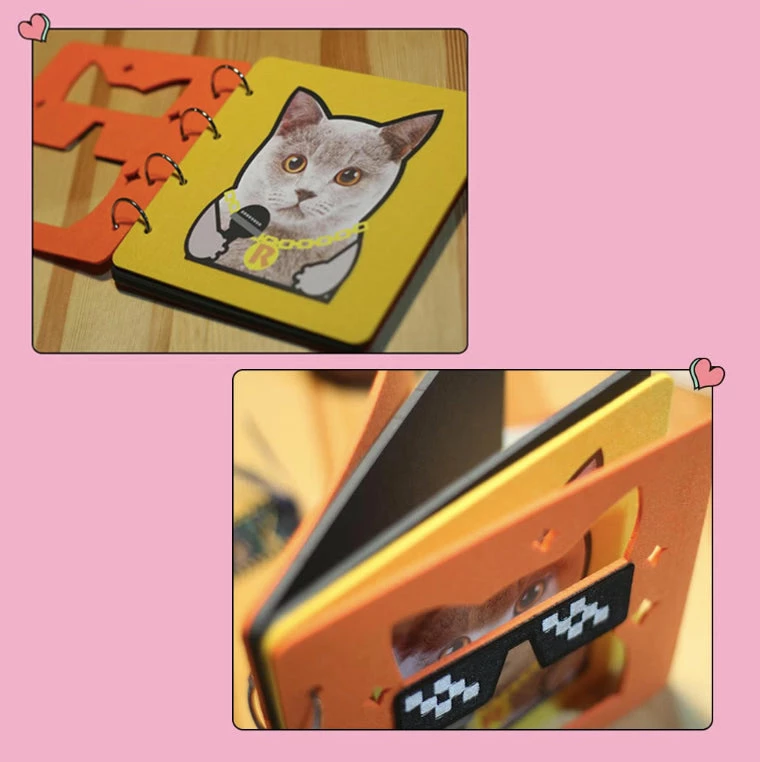 Hobby Zone Notebooks Hand Crafted Cat And Dog Soft Cover Photo Album Scrapbook 4 Hobby Zone Notebooks Hand Crafted Cat And Dog Soft Cover Photo Album Scrapbook