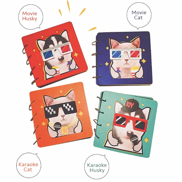 Hobby Zone Notebooks Hand Crafted Cat And Dog Soft Cover Photo Album Scrapbook 3 Hobby Zone Notebooks Hand Crafted Cat And Dog Soft Cover Photo Album Scrapbook