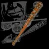 N/a The Walking Dead Negan's Lucille Foam PU Cosplay Bat Replica Armoury