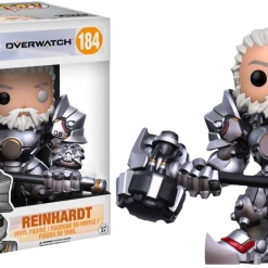 Funko Overwatch - Unmasked Reinhardt 6" Super Sized Pop! Vinyl Figure