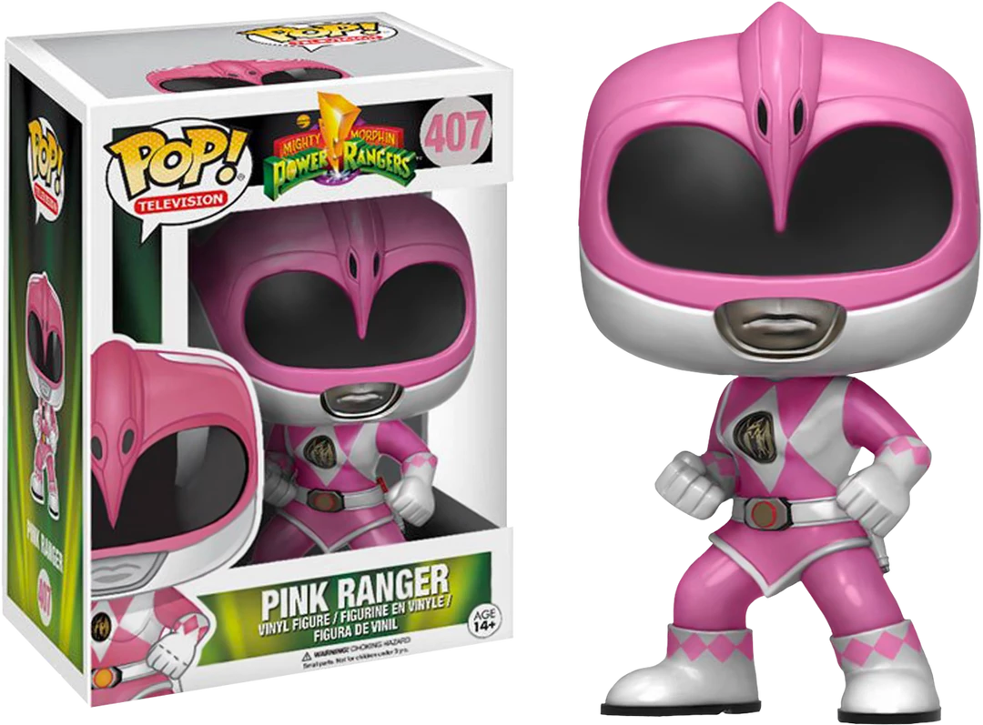 Funko Power Rangers - Metallic Pink Ranger Pop! Vinyl Figure Pop Vinyls NZ 3 Funko Power Rangers - Metallic Pink Ranger Pop! Vinyl Figure Pop Vinyls NZ
