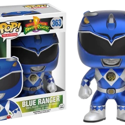 Funko Power Rangers - Blue Ranger Metallic Pop! Vinyl Figure Pop Vinyls NZ