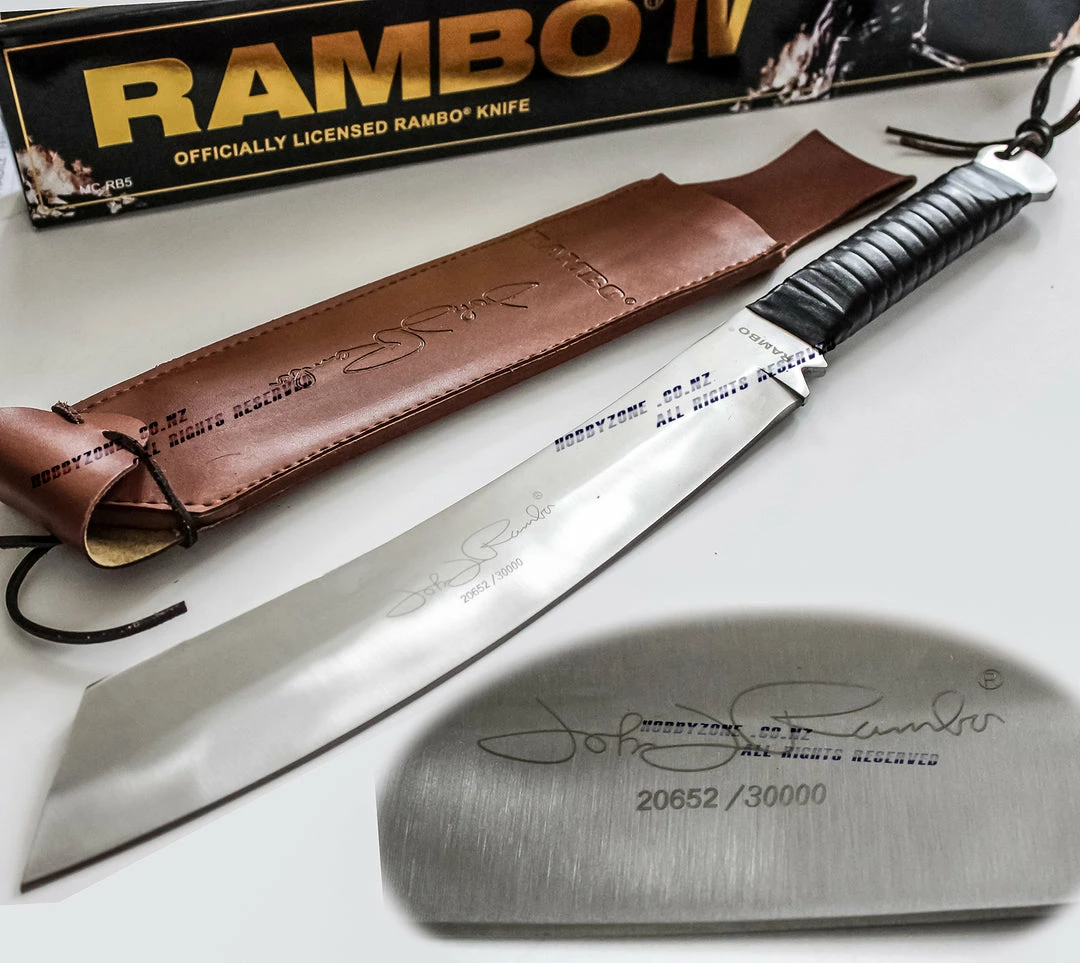 N/a Rambo 420B Forged Silver Blade Hunting Knives Machete Replica 3 N/a Rambo 420B Forged Silver Blade Hunting Knives Machete Replica