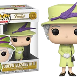 Funko Royal Family - Queen Elizabeth II In Green Dress Pop! Vinyl Figure