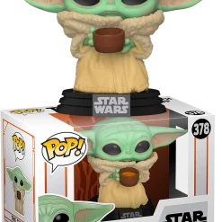 Funko Star Wars: The Mandalorian - The Child (Baby Yoda) With Cup Pop! Vinyl Figure