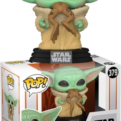 Funko Star Wars: The Mandalorian - The Child (Baby Yoda) With Frog Pop! Vinyl Figure