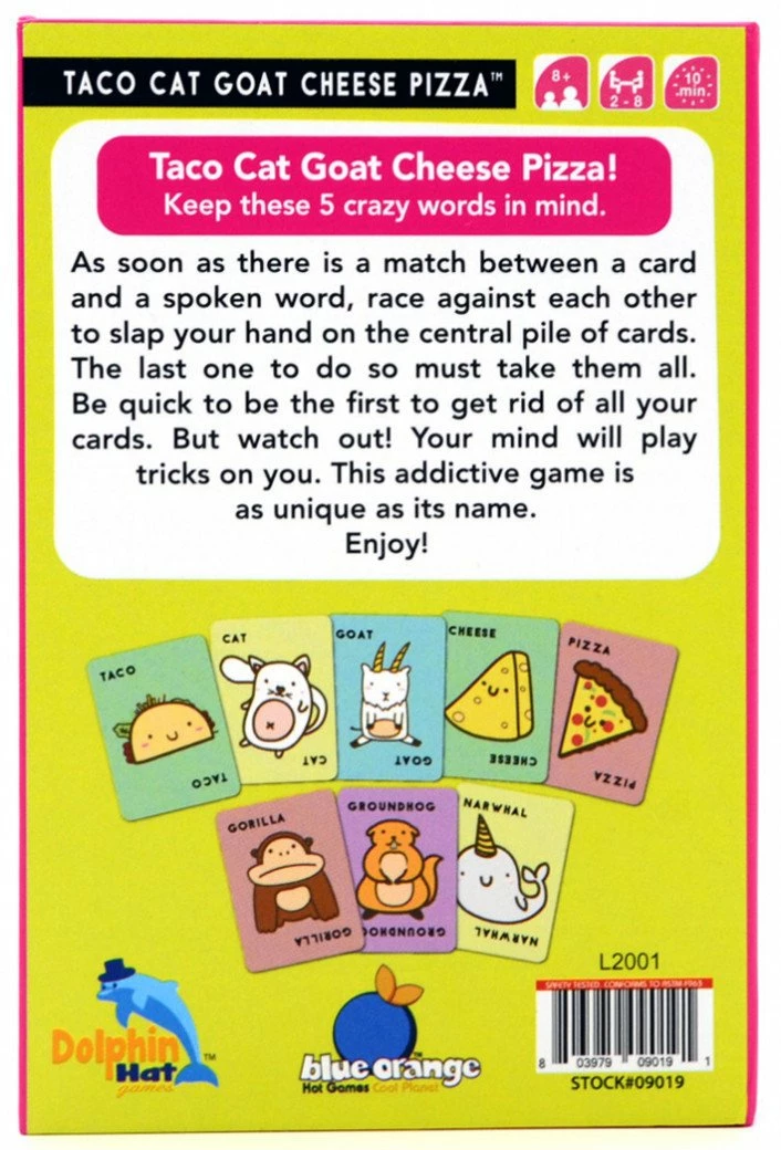 Hobby Zone Taco Cat Goat Cheese Pizza - Card Game 4 Hobby Zone Taco Cat Goat Cheese Pizza - Card Game