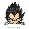 Hobby Zone Dragon Ball Z Vegeta Vinyl Decal Sticker Latest Arrival